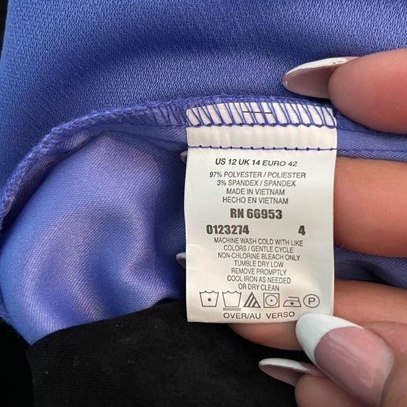 Leslie Fay Vintage Purple Skirt Suit Set | 2-Piece Jacket & Skirt Size 12 - Picture 5 of 9